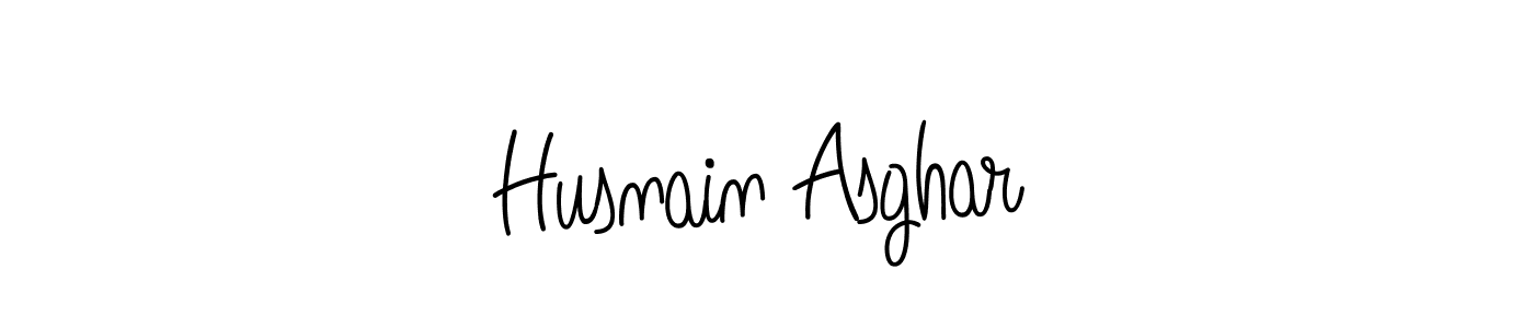 How to Draw Husnain Asghar signature style? Angelique-Rose-font-FFP is a latest design signature styles for name Husnain Asghar. Husnain Asghar signature style 5 images and pictures png