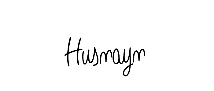 Create a beautiful signature design for name Husnayn. With this signature (Angelique-Rose-font-FFP) fonts, you can make a handwritten signature for free. Husnayn signature style 5 images and pictures png