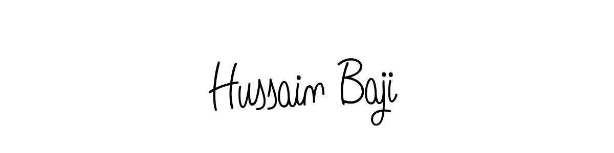 How to make Hussain Baji signature? Angelique-Rose-font-FFP is a professional autograph style. Create handwritten signature for Hussain Baji name. Hussain Baji signature style 5 images and pictures png