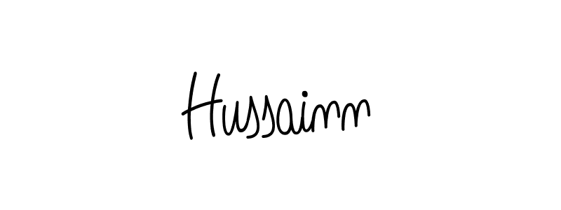 Make a beautiful signature design for name Hussainn. Use this online signature maker to create a handwritten signature for free. Hussainn signature style 5 images and pictures png