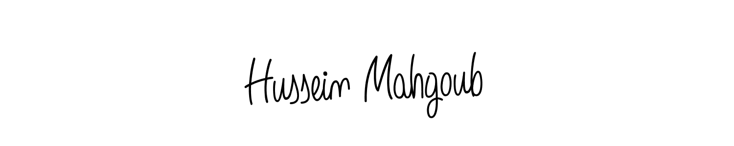Create a beautiful signature design for name Hussein Mahgoub. With this signature (Angelique-Rose-font-FFP) fonts, you can make a handwritten signature for free. Hussein Mahgoub signature style 5 images and pictures png