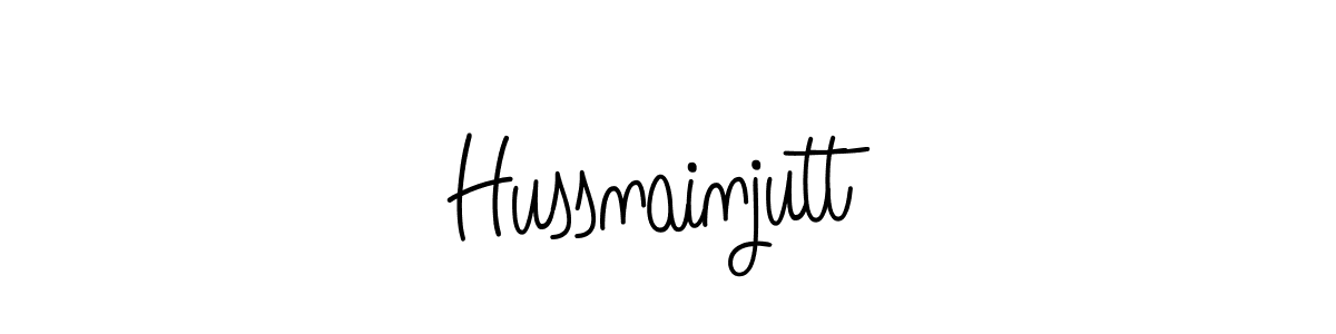 Create a beautiful signature design for name Hussnainjutt. With this signature (Angelique-Rose-font-FFP) fonts, you can make a handwritten signature for free. Hussnainjutt signature style 5 images and pictures png