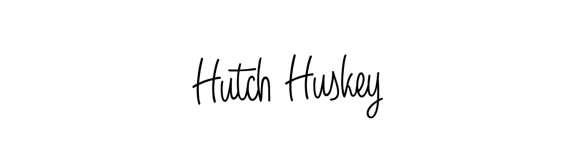 How to make Hutch Huskey signature? Angelique-Rose-font-FFP is a professional autograph style. Create handwritten signature for Hutch Huskey name. Hutch Huskey signature style 5 images and pictures png