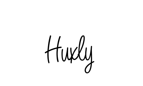 Best and Professional Signature Style for Huxly. Angelique-Rose-font-FFP Best Signature Style Collection. Huxly signature style 5 images and pictures png