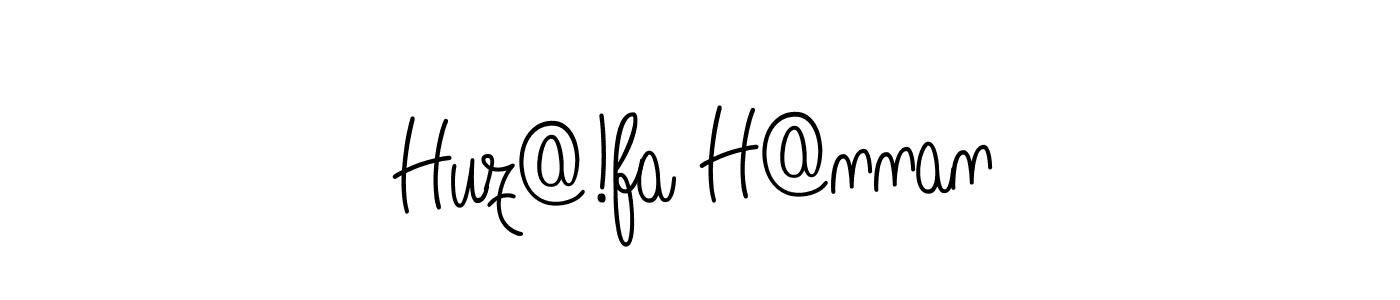 How to make Huz@!fa H@nnan name signature. Use Angelique-Rose-font-FFP style for creating short signs online. This is the latest handwritten sign. Huz@!fa H@nnan signature style 5 images and pictures png