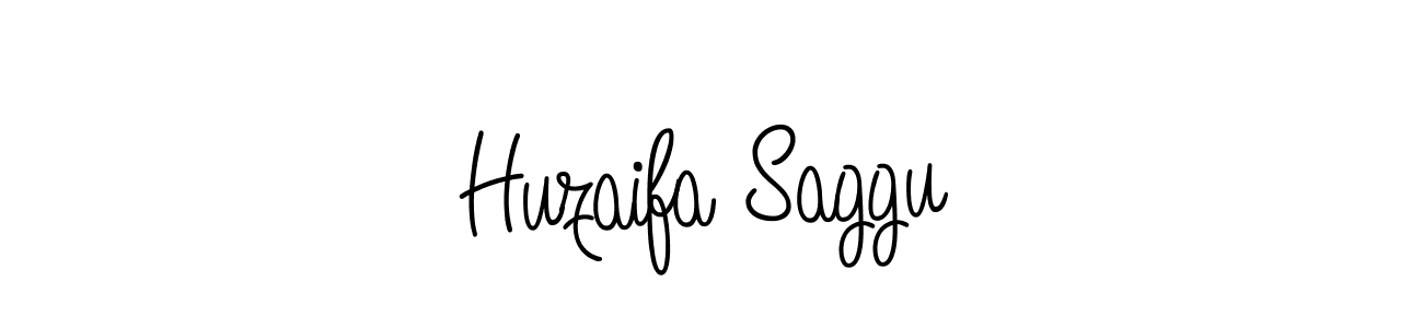 Create a beautiful signature design for name Huzaifa Saggu. With this signature (Angelique-Rose-font-FFP) fonts, you can make a handwritten signature for free. Huzaifa Saggu signature style 5 images and pictures png