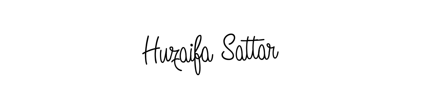 Angelique-Rose-font-FFP is a professional signature style that is perfect for those who want to add a touch of class to their signature. It is also a great choice for those who want to make their signature more unique. Get Huzaifa Sattar name to fancy signature for free. Huzaifa Sattar signature style 5 images and pictures png