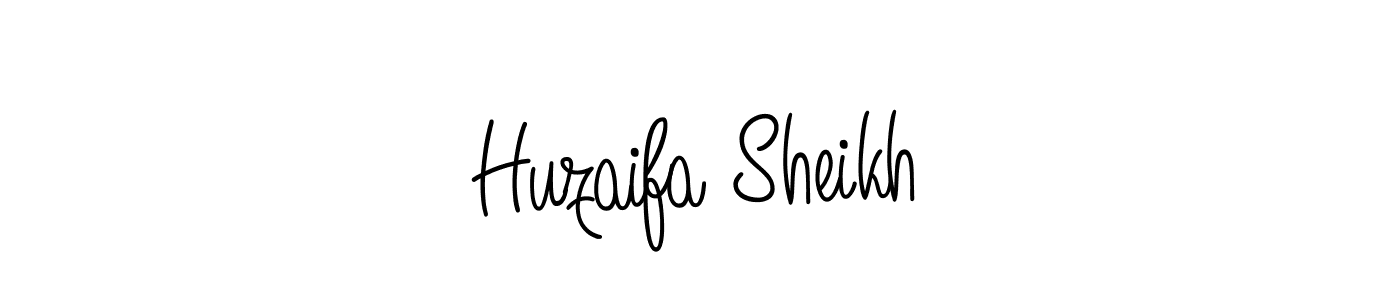This is the best signature style for the Huzaifa Sheikh name. Also you like these signature font (Angelique-Rose-font-FFP). Mix name signature. Huzaifa Sheikh signature style 5 images and pictures png