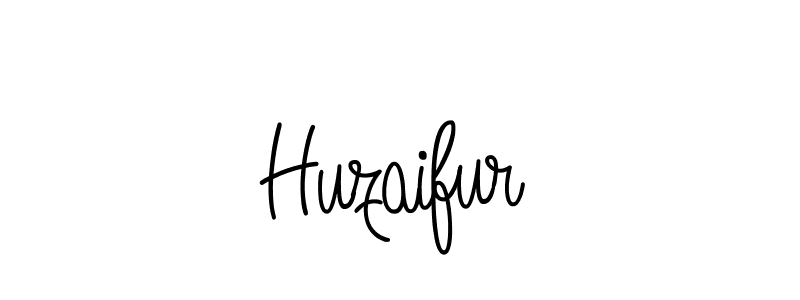 You should practise on your own different ways (Angelique-Rose-font-FFP) to write your name (Huzaifur) in signature. don't let someone else do it for you. Huzaifur signature style 5 images and pictures png