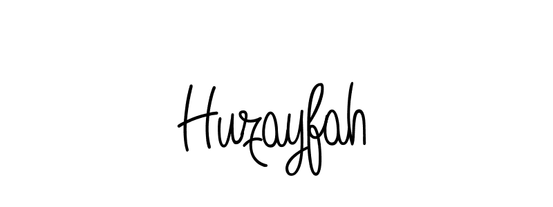 You should practise on your own different ways (Angelique-Rose-font-FFP) to write your name (Huzayfah) in signature. don't let someone else do it for you. Huzayfah signature style 5 images and pictures png