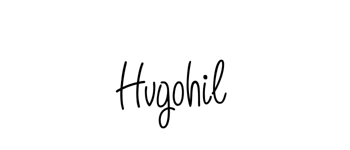 How to Draw Hvgohil signature style? Angelique-Rose-font-FFP is a latest design signature styles for name Hvgohil. Hvgohil signature style 5 images and pictures png