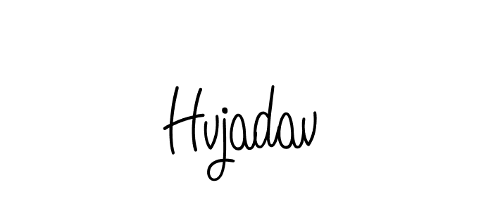 Angelique-Rose-font-FFP is a professional signature style that is perfect for those who want to add a touch of class to their signature. It is also a great choice for those who want to make their signature more unique. Get Hvjadav name to fancy signature for free. Hvjadav signature style 5 images and pictures png