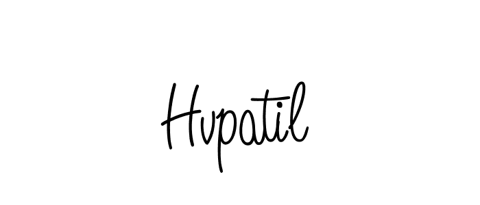 Make a beautiful signature design for name Hvpatil. Use this online signature maker to create a handwritten signature for free. Hvpatil signature style 5 images and pictures png