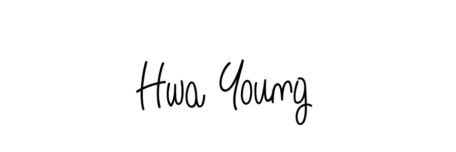 This is the best signature style for the Hwa Young name. Also you like these signature font (Angelique-Rose-font-FFP). Mix name signature. Hwa Young signature style 5 images and pictures png