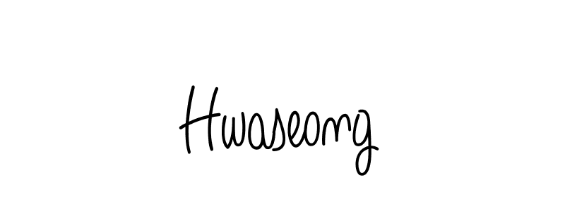 The best way (Angelique-Rose-font-FFP) to make a short signature is to pick only two or three words in your name. The name Hwaseong include a total of six letters. For converting this name. Hwaseong signature style 5 images and pictures png