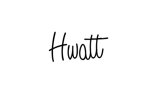 You should practise on your own different ways (Angelique-Rose-font-FFP) to write your name (Hwatt) in signature. don't let someone else do it for you. Hwatt signature style 5 images and pictures png