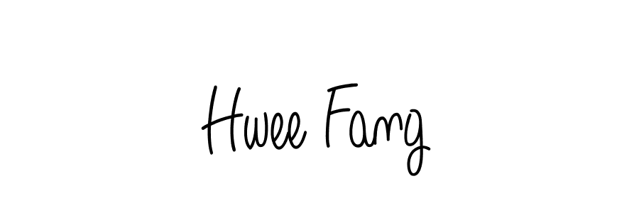 Design your own signature with our free online signature maker. With this signature software, you can create a handwritten (Angelique-Rose-font-FFP) signature for name Hwee Fang. Hwee Fang signature style 5 images and pictures png