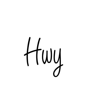 Create a beautiful signature design for name Hwy. With this signature (Angelique-Rose-font-FFP) fonts, you can make a handwritten signature for free. Hwy signature style 5 images and pictures png