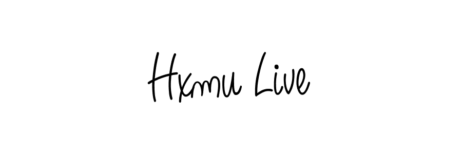 The best way (Angelique-Rose-font-FFP) to make a short signature is to pick only two or three words in your name. The name Hxmu Live include a total of six letters. For converting this name. Hxmu Live signature style 5 images and pictures png