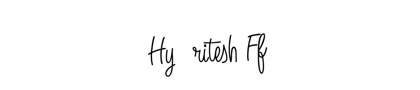 Angelique-Rose-font-FFP is a professional signature style that is perfect for those who want to add a touch of class to their signature. It is also a great choice for those who want to make their signature more unique. Get Hy✓ritesh Ff name to fancy signature for free. Hy✓ritesh Ff signature style 5 images and pictures png