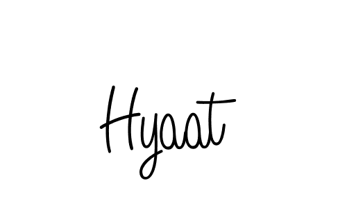 How to Draw Hyaat signature style? Angelique-Rose-font-FFP is a latest design signature styles for name Hyaat. Hyaat signature style 5 images and pictures png