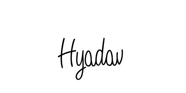 if you are searching for the best signature style for your name Hyadav. so please give up your signature search. here we have designed multiple signature styles  using Angelique-Rose-font-FFP. Hyadav signature style 5 images and pictures png