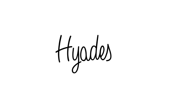 if you are searching for the best signature style for your name Hyades. so please give up your signature search. here we have designed multiple signature styles  using Angelique-Rose-font-FFP. Hyades signature style 5 images and pictures png