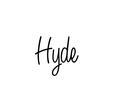 How to make Hyde signature? Angelique-Rose-font-FFP is a professional autograph style. Create handwritten signature for Hyde name. Hyde signature style 5 images and pictures png