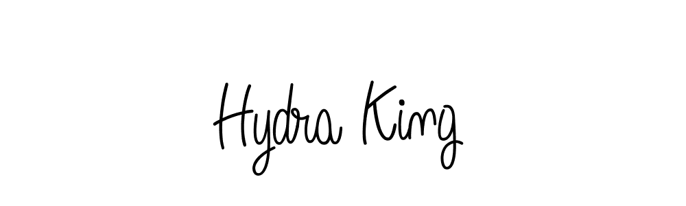 Make a beautiful signature design for name Hydra King. With this signature (Angelique-Rose-font-FFP) style, you can create a handwritten signature for free. Hydra King signature style 5 images and pictures png