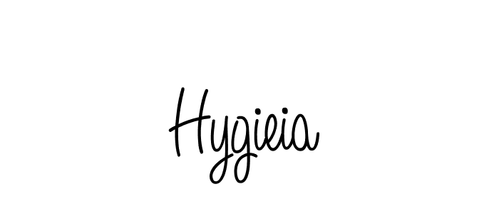 Design your own signature with our free online signature maker. With this signature software, you can create a handwritten (Angelique-Rose-font-FFP) signature for name Hygieia. Hygieia signature style 5 images and pictures png