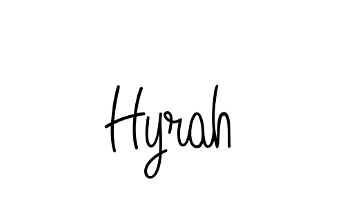 You can use this online signature creator to create a handwritten signature for the name Hyrah. This is the best online autograph maker. Hyrah signature style 5 images and pictures png