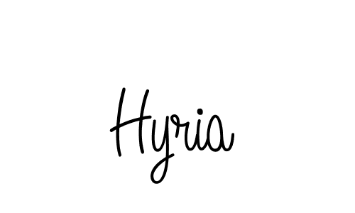 How to make Hyria signature? Angelique-Rose-font-FFP is a professional autograph style. Create handwritten signature for Hyria name. Hyria signature style 5 images and pictures png