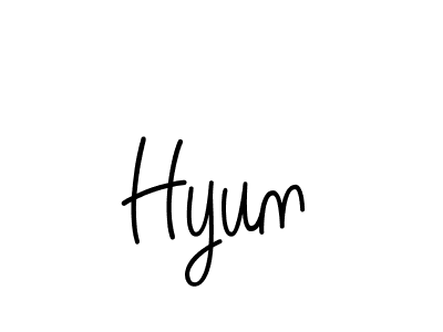 How to make Hyun signature? Angelique-Rose-font-FFP is a professional autograph style. Create handwritten signature for Hyun name. Hyun signature style 5 images and pictures png