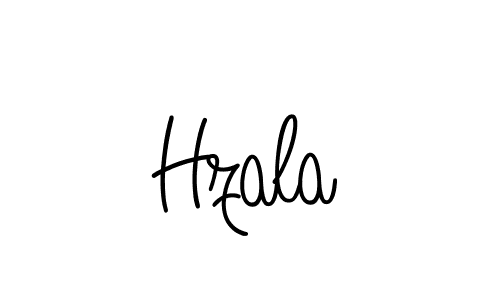 if you are searching for the best signature style for your name Hzala. so please give up your signature search. here we have designed multiple signature styles  using Angelique-Rose-font-FFP. Hzala signature style 5 images and pictures png
