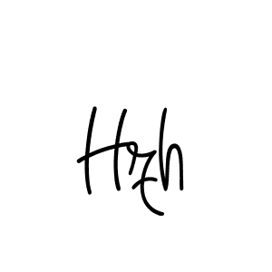 You should practise on your own different ways (Angelique-Rose-font-FFP) to write your name (Hzh) in signature. don't let someone else do it for you. Hzh signature style 5 images and pictures png
