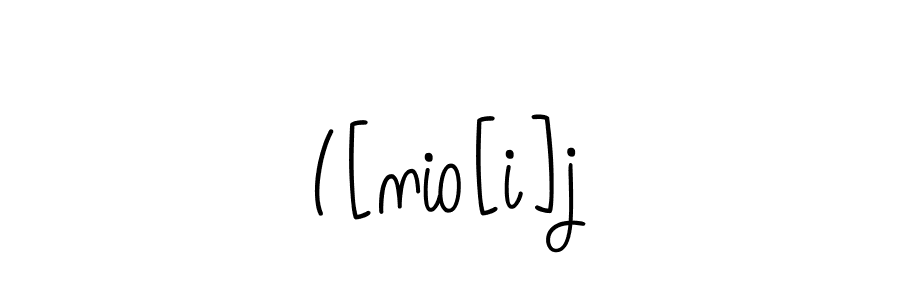 You should practise on your own different ways (Angelique-Rose-font-FFP) to write your name (I[nio[i]j) in signature. don't let someone else do it for you. I[nio[i]j signature style 5 images and pictures png