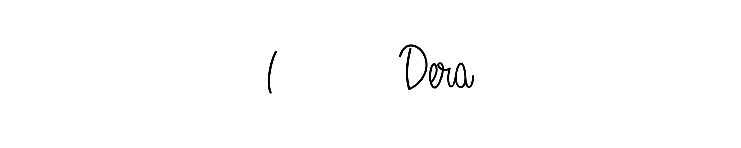 Once you've used our free online signature maker to create your best signature Angelique-Rose-font-FFP style, it's time to enjoy all of the benefits that I  ❤️  Dera name signing documents. I  ❤️  Dera signature style 5 images and pictures png