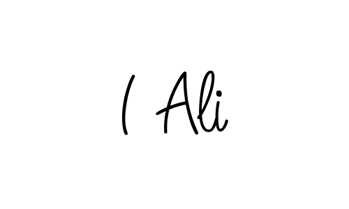 Create a beautiful signature design for name I Ali. With this signature (Angelique-Rose-font-FFP) fonts, you can make a handwritten signature for free. I Ali signature style 5 images and pictures png