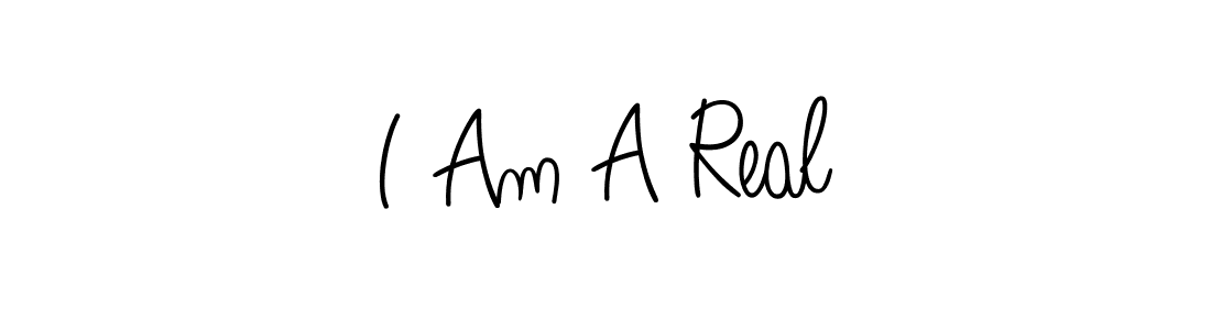 Also You can easily find your signature by using the search form. We will create I Am A Real name handwritten signature images for you free of cost using Angelique-Rose-font-FFP sign style. I Am A Real signature style 5 images and pictures png