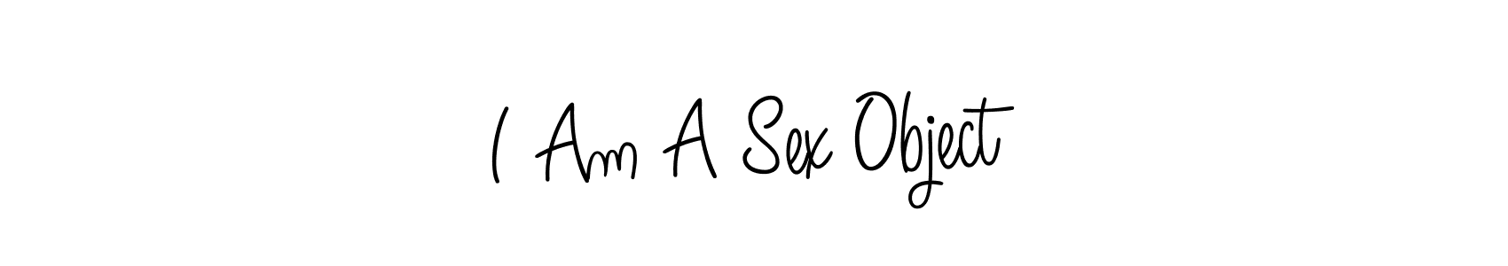 Angelique-Rose-font-FFP is a professional signature style that is perfect for those who want to add a touch of class to their signature. It is also a great choice for those who want to make their signature more unique. Get I Am A Sex Object name to fancy signature for free. I Am A Sex Object signature style 5 images and pictures png