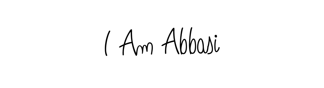 It looks lik you need a new signature style for name I Am Abbasi. Design unique handwritten (Angelique-Rose-font-FFP) signature with our free signature maker in just a few clicks. I Am Abbasi signature style 5 images and pictures png