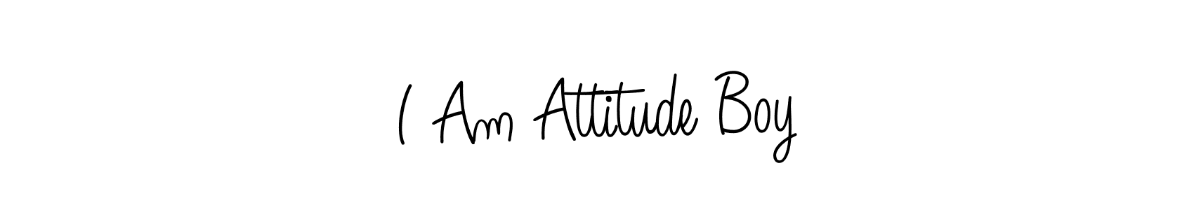 if you are searching for the best signature style for your name I Am Attitude Boy. so please give up your signature search. here we have designed multiple signature styles  using Angelique-Rose-font-FFP. I Am Attitude Boy signature style 5 images and pictures png