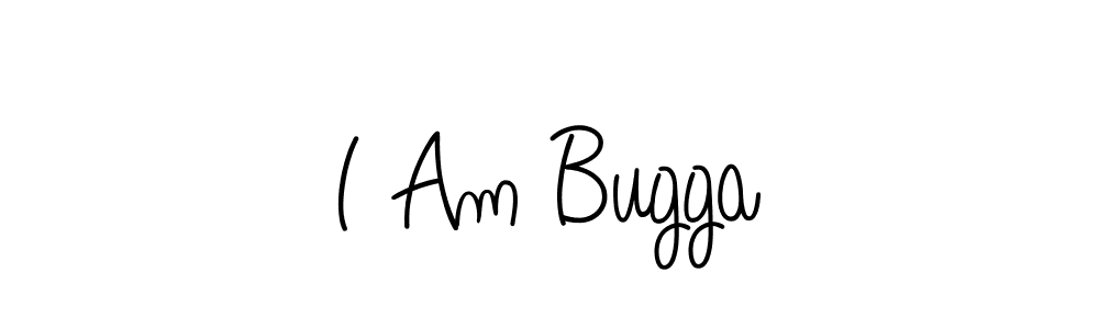 Create a beautiful signature design for name I Am Bugga. With this signature (Angelique-Rose-font-FFP) fonts, you can make a handwritten signature for free. I Am Bugga signature style 5 images and pictures png