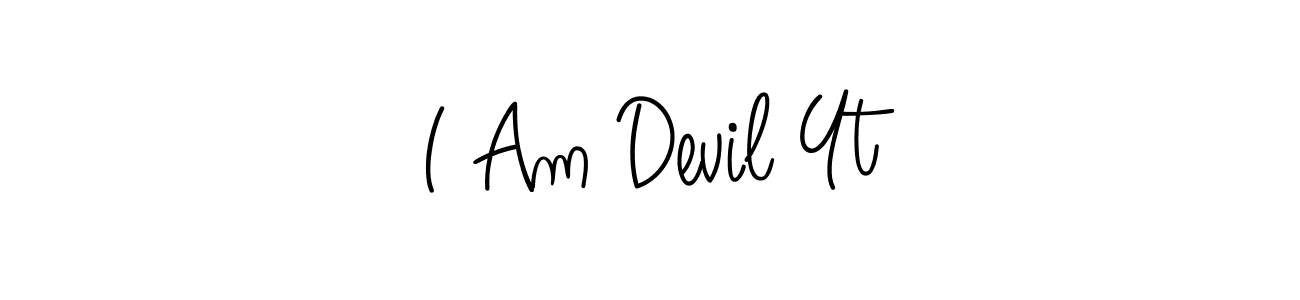 Also You can easily find your signature by using the search form. We will create I Am Devil Yt name handwritten signature images for you free of cost using Angelique-Rose-font-FFP sign style. I Am Devil Yt signature style 5 images and pictures png