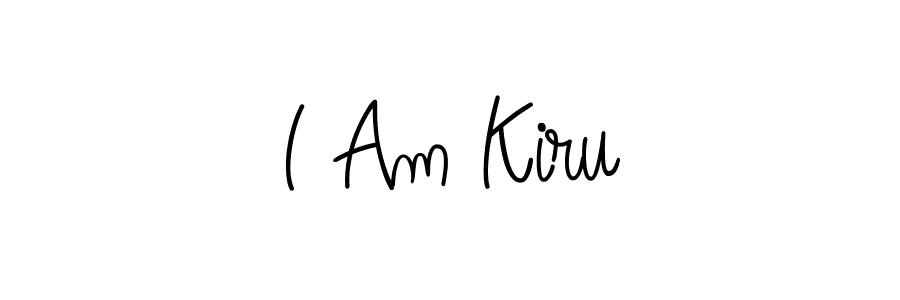 Create a beautiful signature design for name I Am Kiru. With this signature (Angelique-Rose-font-FFP) fonts, you can make a handwritten signature for free. I Am Kiru signature style 5 images and pictures png