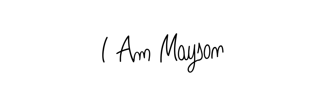 Make a beautiful signature design for name I Am Mayson. Use this online signature maker to create a handwritten signature for free. I Am Mayson signature style 5 images and pictures png