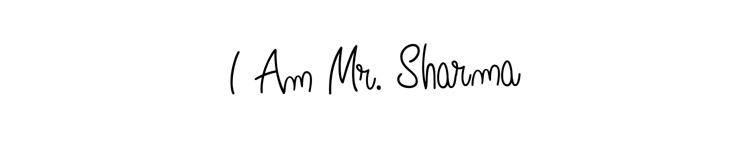 if you are searching for the best signature style for your name I Am Mr. Sharma. so please give up your signature search. here we have designed multiple signature styles  using Angelique-Rose-font-FFP. I Am Mr. Sharma signature style 5 images and pictures png