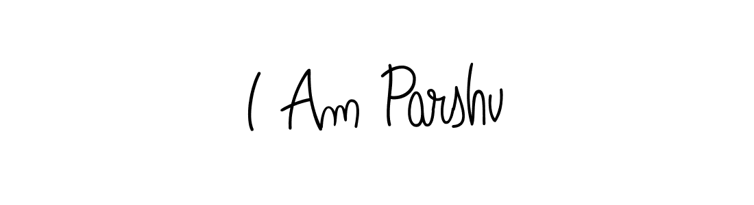 Also You can easily find your signature by using the search form. We will create I Am Parshv name handwritten signature images for you free of cost using Angelique-Rose-font-FFP sign style. I Am Parshv signature style 5 images and pictures png