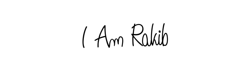 Design your own signature with our free online signature maker. With this signature software, you can create a handwritten (Angelique-Rose-font-FFP) signature for name I Am Rakib. I Am Rakib signature style 5 images and pictures png