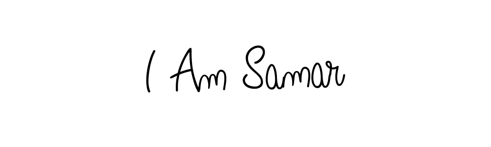 Also we have I Am Samar name is the best signature style. Create professional handwritten signature collection using Angelique-Rose-font-FFP autograph style. I Am Samar signature style 5 images and pictures png